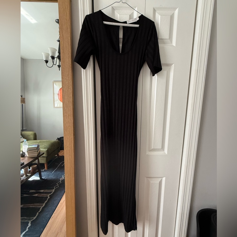 Jonathan Simkhai Black Long Sleeve Dress
